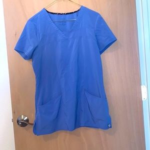 Scrub top, ceil blue, Heartsoul brand, each top $15 or all three for $30